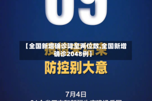 【全国新增确诊降至两位数,全国新增确诊2048例】