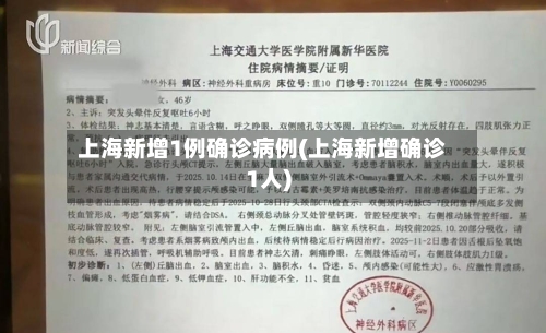 上海新增1例确诊病例(上海新增确诊1人)-第2张图片