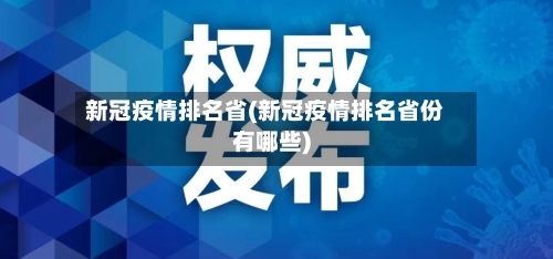 新冠疫情排名省(新冠疫情排名省份有哪些)-第1张图片