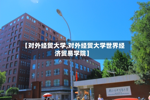 【对外经贸大学,对外经贸大学世界经济贸易学院】-第1张图片