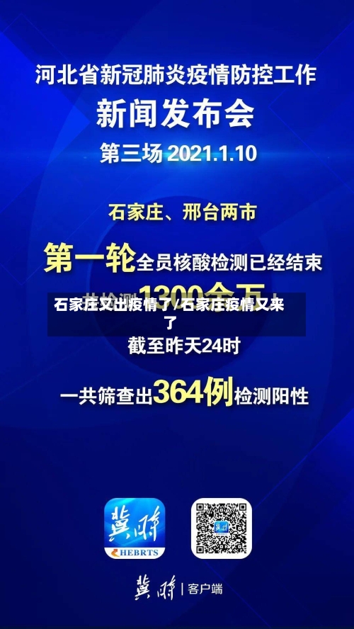 石家庄又出疫情了/石家庄疫情又来了-第1张图片