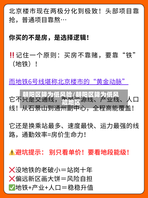 朝阳区降为低风险/朝阳区降为低风险地区-第1张图片