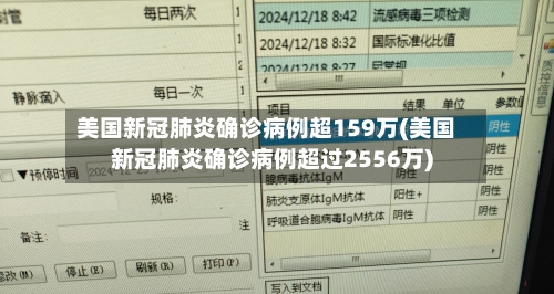 美国新冠肺炎确诊病例超159万(美国新冠肺炎确诊病例超过2556万)-第2张图片
